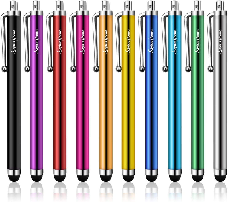 Stylus Pens for Touch Screens, StylusHome 10 Pack High Precision Capacitive Stylus for iPad iPhone Tablets Samsung Galaxy All Universal Touch Screen Devices 10 multi-colored - LeoForward Australia