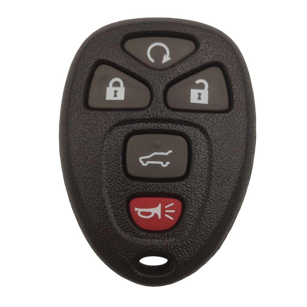  [AUSTRALIA] - Keyless Entry Remote Car Key Casing Replacement Key Fob Case Fit for 2007-2014 Chevy Suburban Tahoe Traverse/GMC Acadia Yukon/Cadillac Escalade SRX/Buick Enclave/Saturn Outlook