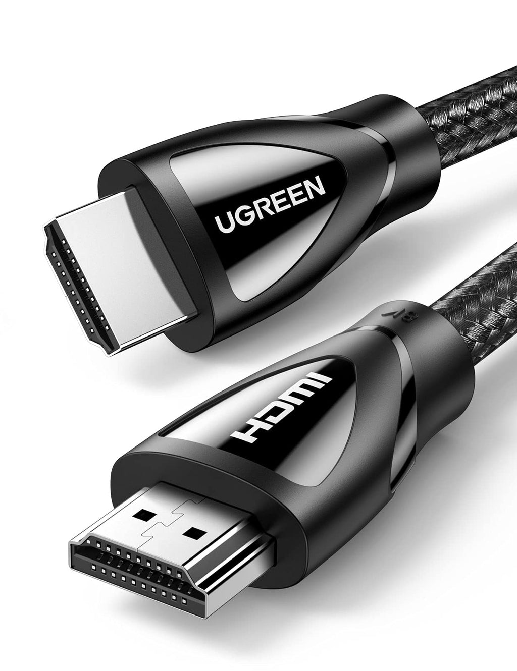 UGREEN HDMI Cable 8K 60Hz HDMI 2.1 Cable 48Gbps Ultra High Speed 4K 120Hz Braided HDMI Cable Dynamic HDR Dolby Vision HDR10 4:4:4 eARC Compatible with PS5 PS4 Xbox UHD TV Blu-ray Projector 6FT - LeoForward Australia