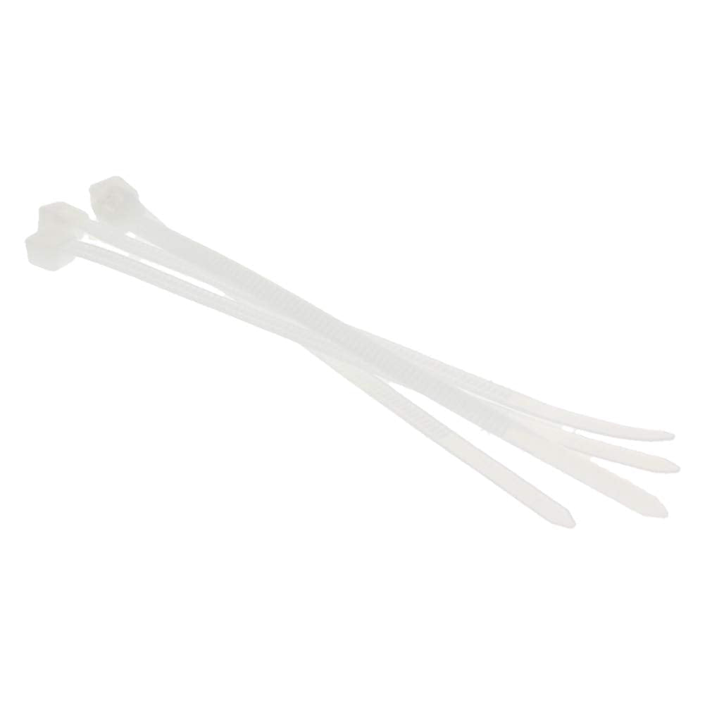  [AUSTRALIA] - MroMax Cable Zip Ties 3.94 Inch x 0.12 Inch(L x W) Self-Locking Nylon Tie Wraps White 250pcs 3.94"x 0.12"