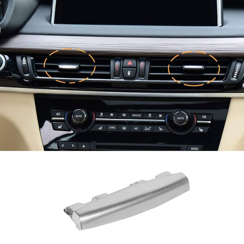  [AUSTRALIA] - For BMW X5/X6 Air Vent Tab Chrome-plated Trim, Jaronx Upgraded Front Row Air Vent Clip Air Conditioning Vent Outlet Tab Clip (For BMW X5 F15 2014-2018, X6 F16 2015-2018) For X5 F15/X6 F16 Front Row