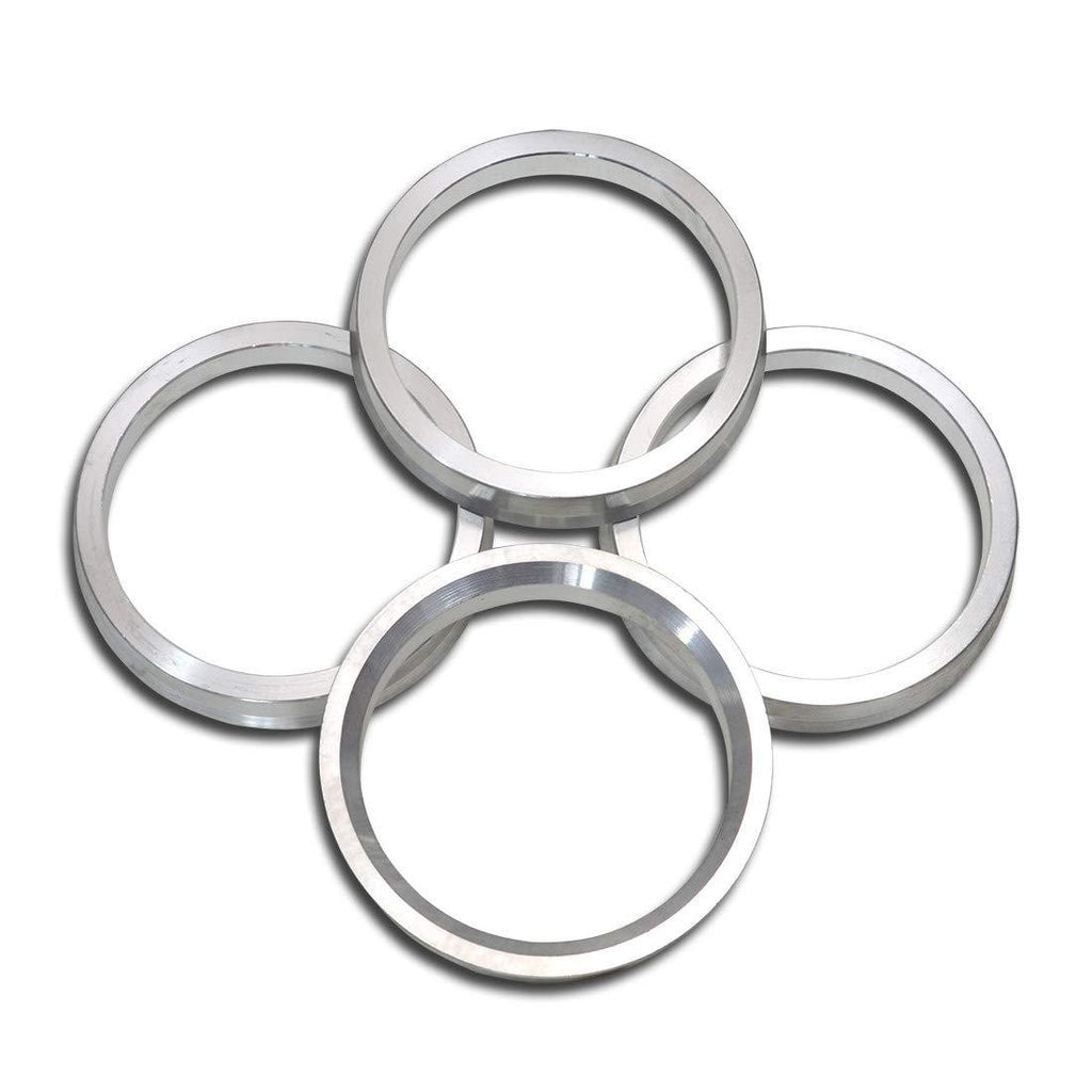  [AUSTRALIA] - GSMOTOR 73.1 to 60.1 Hub Rings, Compatible with Toyota Camry MR2 Sienna Avalon, Scion xB, Lexus GS300 GS350 GS400 IS250 IS300, Silver Aluminum Hubcentric Rings, Pack of 4