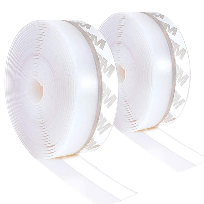  [AUSTRALIA] - Silicone Seal Strip - 10M/33ft Weather Stripping Door Window Seal - Door Strip Bottom Draft Stopper (25MM, Transparent) 2pack