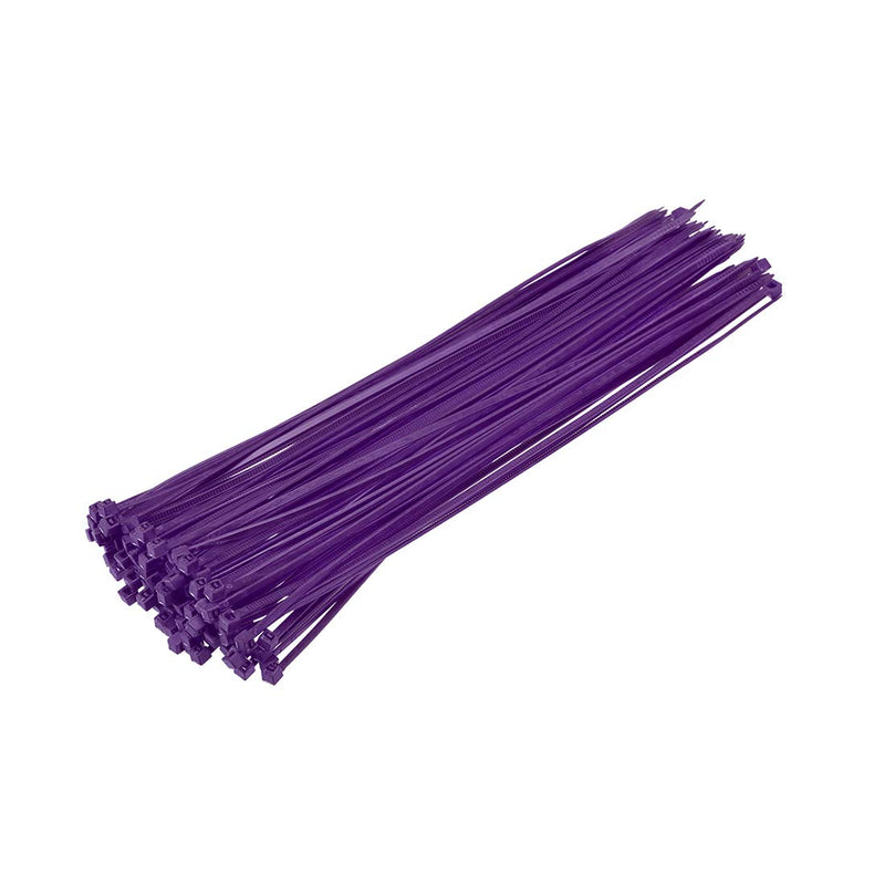  [AUSTRALIA] - uxcell Cable Zip Ties 200mmx2.5mm Self-Locking Nylon Tie Wraps Purple 200pcs