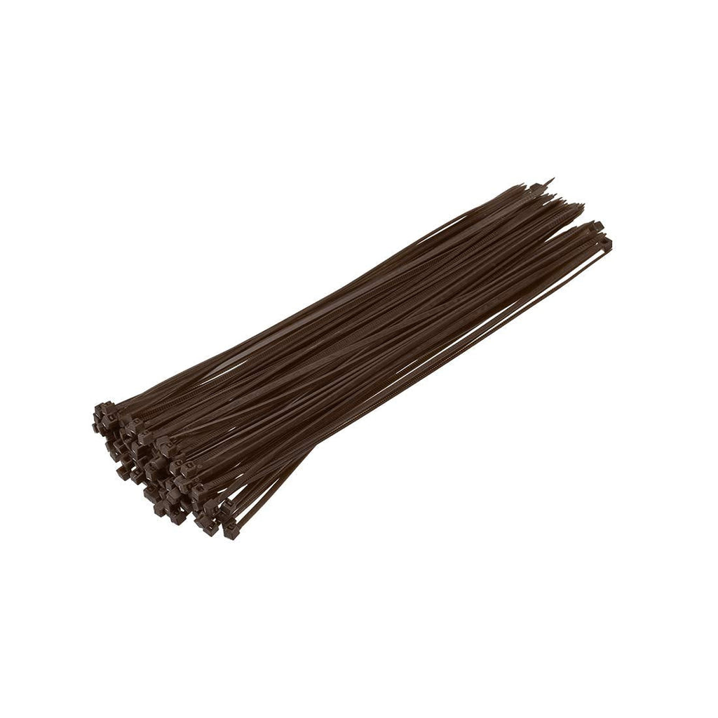  [AUSTRALIA] - uxcell Cable Zip Ties 200mmx2.5mm Self-Locking Nylon Tie Wraps Brown 100pcs