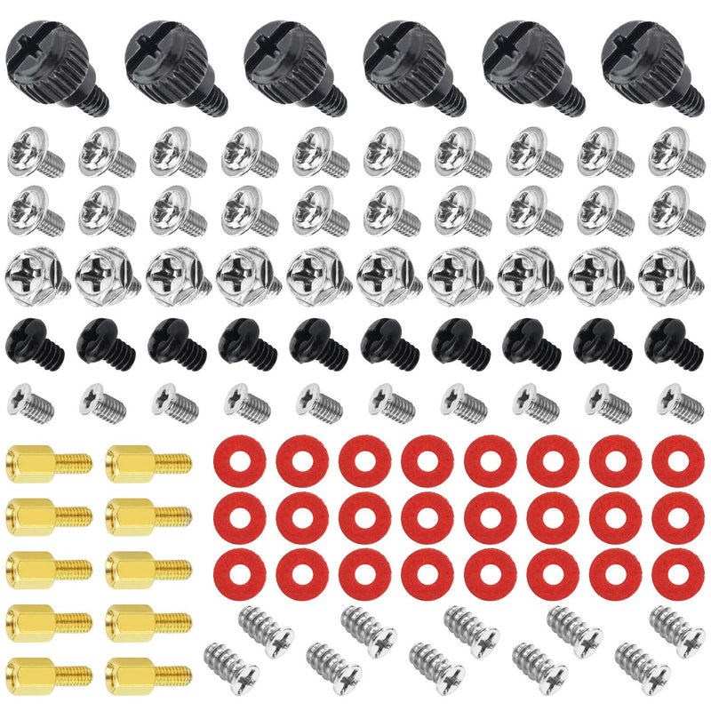  [AUSTRALIA] - Powlankou PC Computer Screws Standoffs Kit for Hard Drive Computer Case Motherboard Fan Power Graphics