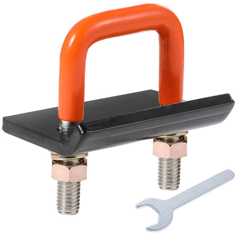  [AUSTRALIA] - CZC AUTO Hitch Tightener Heavy Duty Anti-Rattle Stabilizer for1.25 2 Inch Hitch, Rubber Coated Lock Down Hitch Stabilizer Set with a Wrench for Hitch Tray Cargo Carrier Bike Rack Trailer Ball Mount Orange 1 Pack