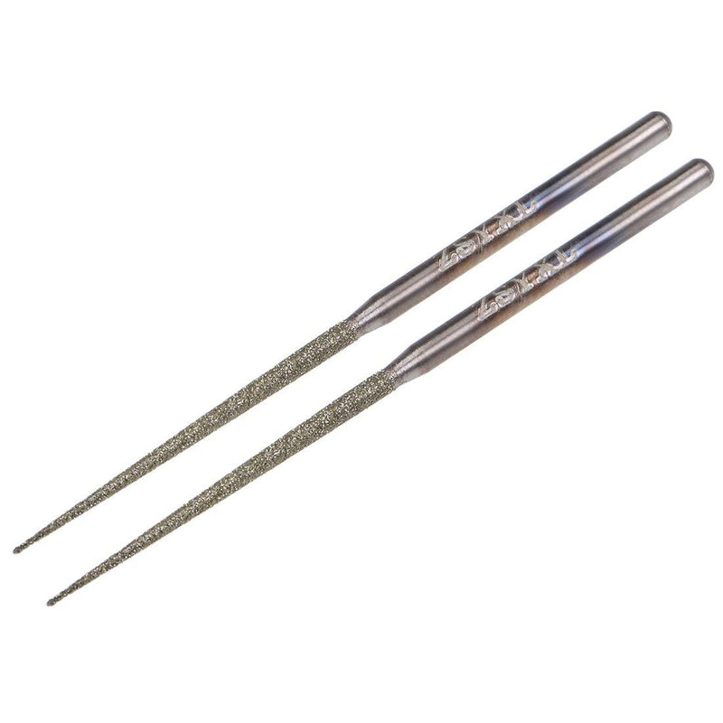 uxcell Mini Diamond Burrs Bits Grinding Drill Carving Rotary Tool for Glass Stone Ceramic 2.35mm Shank 1.8mm Conial 2 Pcs - LeoForward Australia