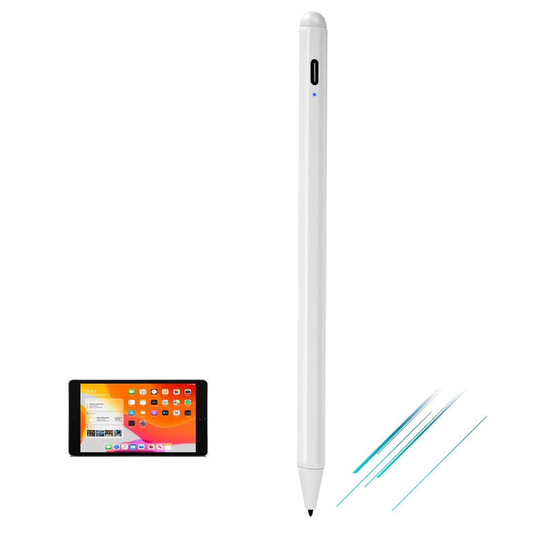 EDIVIA iPad 6th Generation Pencil 9.7 2018 with Palm Rejection, Active Pen with 1.0mm Plastic Tip Digital Stylist for iPad 6th Generation Pencil 9.7 2018, White - LeoForward Australia