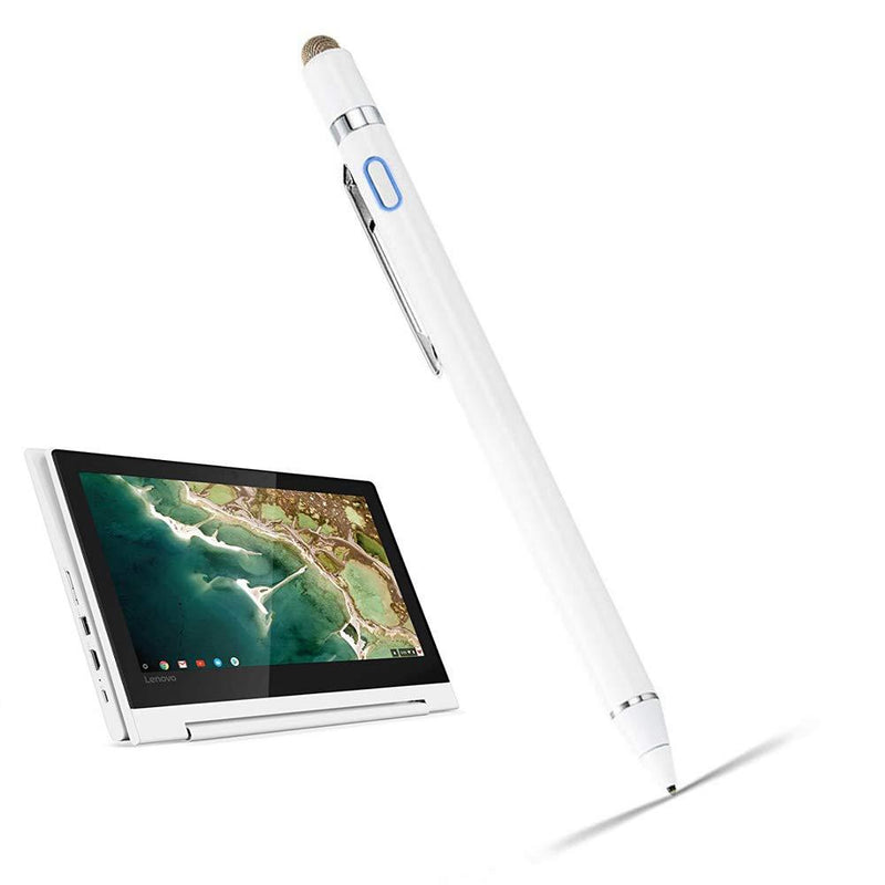 Active Pens for Lenovo C330 Convertible 2-in-1 Chromebook (11.6") Stylus, EDIVIA Digital Pencil with 1.5mm Ultra Fine Tip Stylus for Lenovo C330 Convertible 2-in-1 Chromebook (11.6") Pens, White - LeoForward Australia