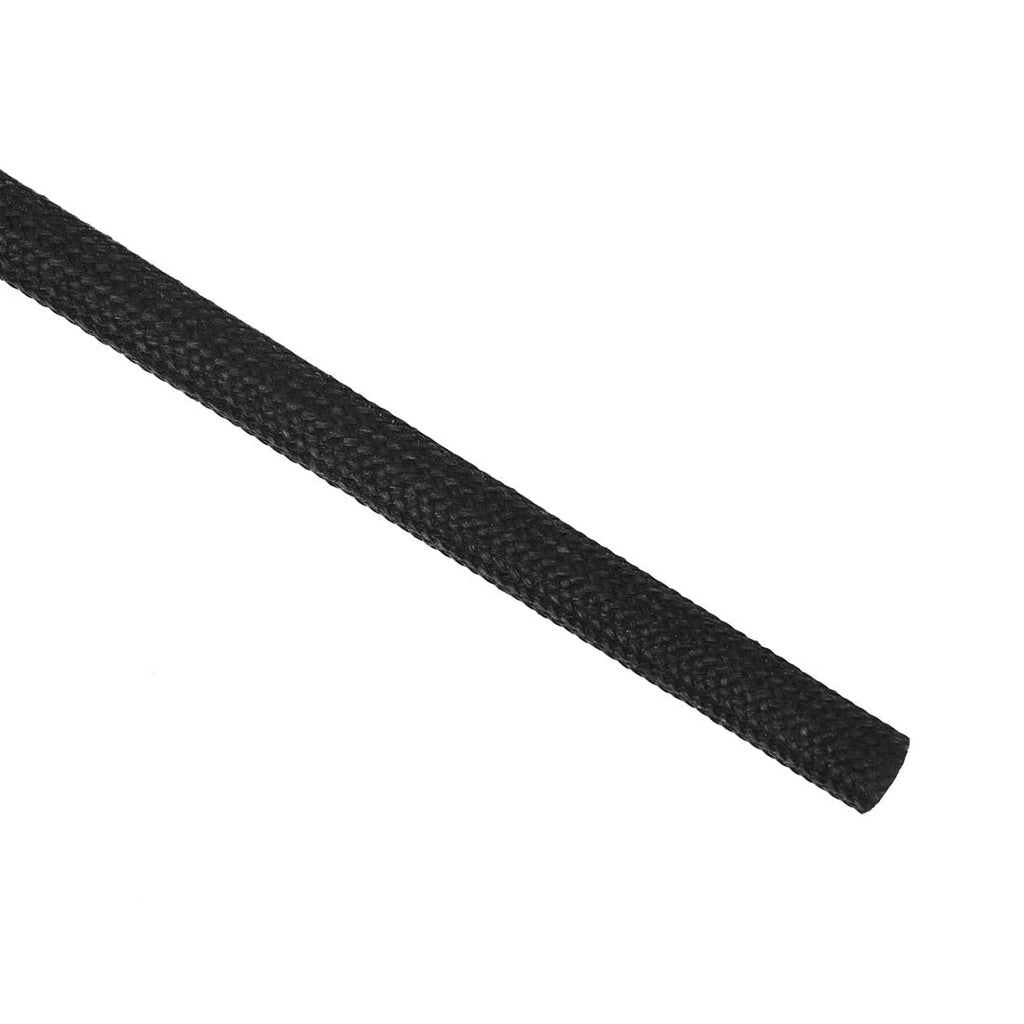  [AUSTRALIA] - uxcell Insulation Braid Sleeve, 33Ft-5mm High TEMP Silicone Fiberglass Sleeve Black