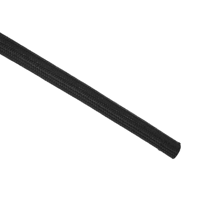  [AUSTRALIA] - uxcell Insulation Braid Sleeve, 16.4Ft-6mm High TEMP Silicone Fiberglass Sleeve Black