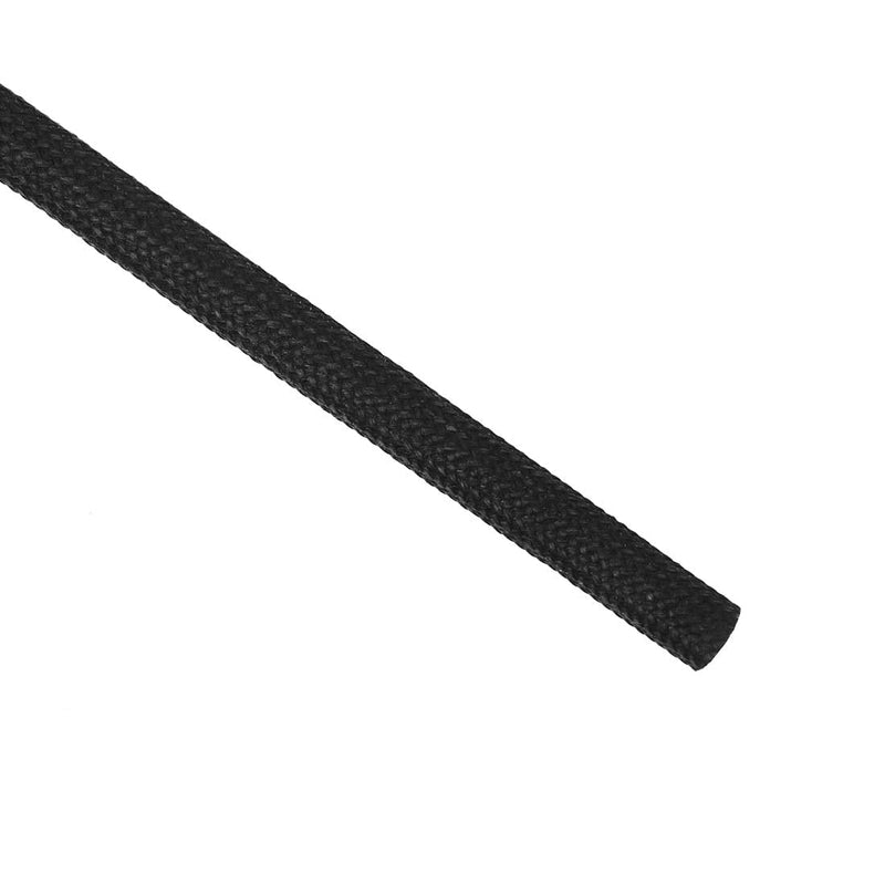  [AUSTRALIA] - uxcell Insulation Braid Sleeve, 9.8Ft-5mm High TEMP Silicone Fiberglass Sleeve Black 5MM