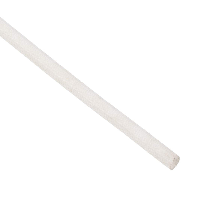  [AUSTRALIA] - uxcell Insulation Braid Sleeve, 16.4Ft-3mm High TEMP Silicone Fiberglass Sleeve White