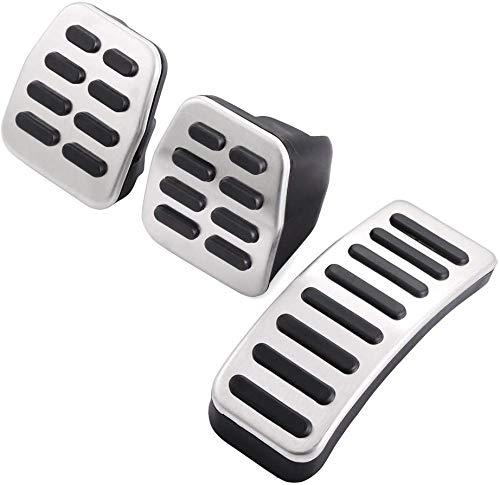  [AUSTRALIA] - AONED Non-Slip Stainless Steel Style Pedal Cover for Manual Gear for VW Bora/Jetta Mk4 / Golf Mk4 / Polo 9N