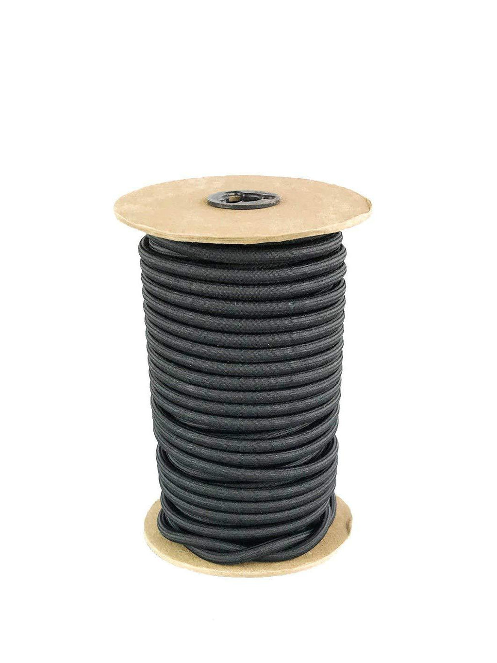  [AUSTRALIA] - Elastic Bungee Cord. 3/16", 3/8", 1/4", 5/16", 1/8". 50 and 100 Foot Spools. Weather and Abrasion Resistant. Used for Tie Downs, Crafting, DIY Projects. Black Shock Cord. Made in the USA 5/16 inch x 50 feet