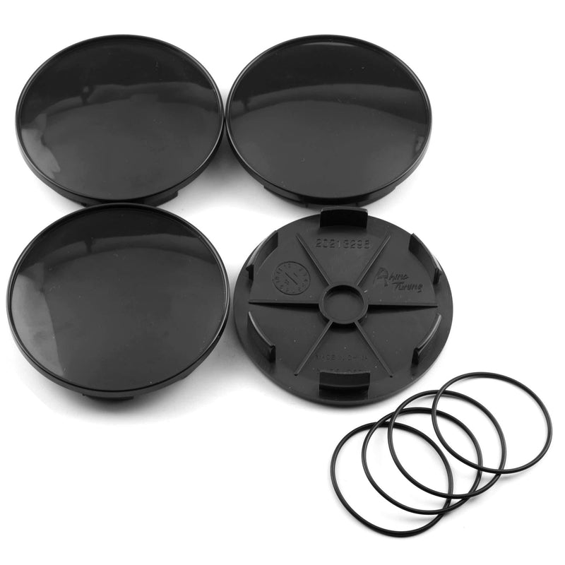 4pcs 68mm(2.67in) 62mm(2.42in) Wheel Center Caps for #Rays Volk TE37 654F RS6 XXR 527 531 and 4pcs 50mm(1.97in) Black Wheel Center Cap Rubber O-Rings with 50-100mm Clip to Clip Diameter Universal - LeoForward Australia