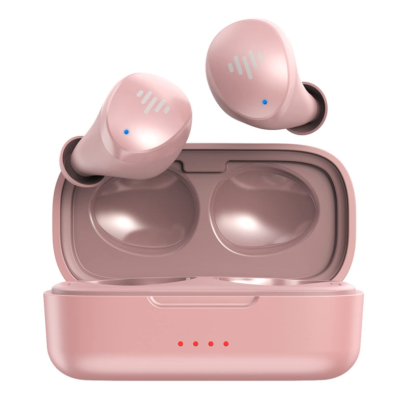 iLuv TB100 Wireless Earbuds, Bluetooth in-Ear True Cordless with Hands-Free Call MEMS Microphone IPX6 Waterproof Protection, Includes Compact Charging Case and 4 Ear Tips, Rose Gold - LeoForward Australia