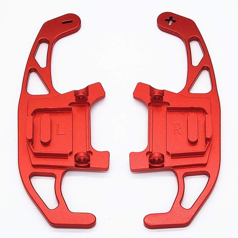 [AUSTRALIA] - Joygowe Car Steering Wheel Shift Paddle for VW Polo Golf 7 MK7 GTI GTD GTE Passat R-line Jetta Lamando Scirocco DGS Extension Paddle (Red) Red