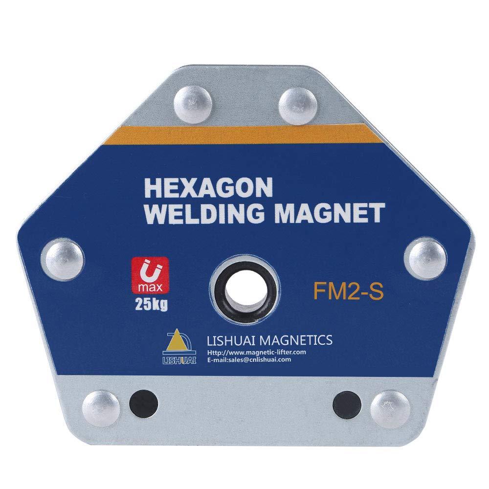  [AUSTRALIA] - 55lb Hexagon Welding Magnet,Multi-Angle Welding Holder