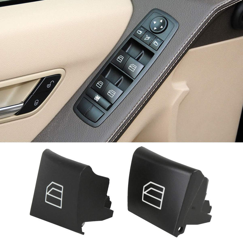 Jaronx 2PCS Driver Window Switch Button Covers for Mercedes Benz,Power Window Master Switch Repair Button Caps Lift Button Left and Right Buttons for Mercedes Benz ML GL R Class W164 X164 W251 Window Switch Buttons for W164 X164 W251 - LeoForward Australia