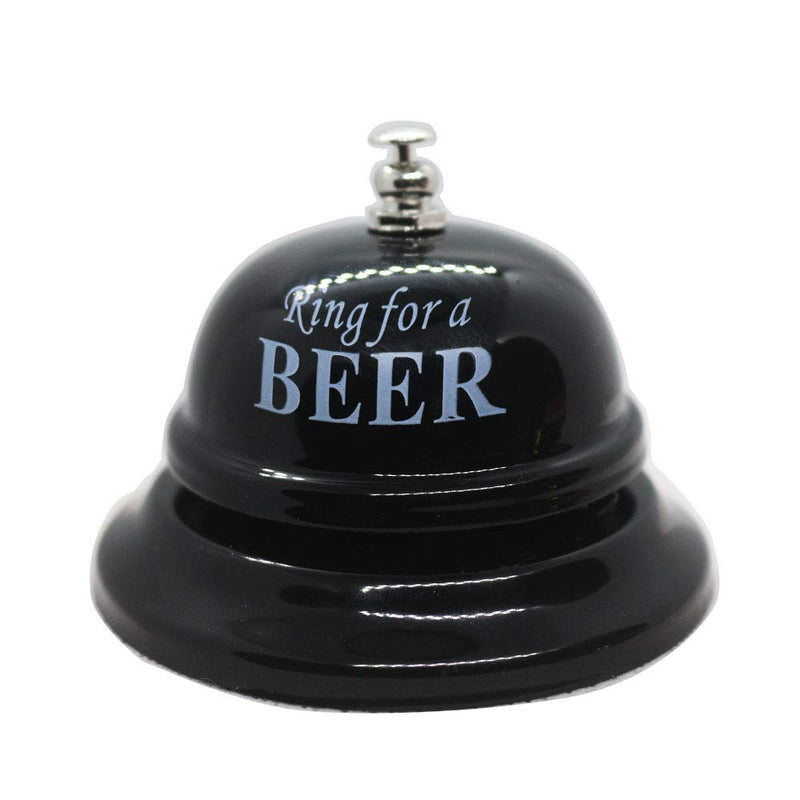  [AUSTRALIA] - KiaoTime Desk Kitchen Bar Counter Top Service Call Bell Ring for a Beer Reception Desk Top Bell Ring for Service Call Bell Stage Hens Party Wedding Accessory (Ring for a Beer)