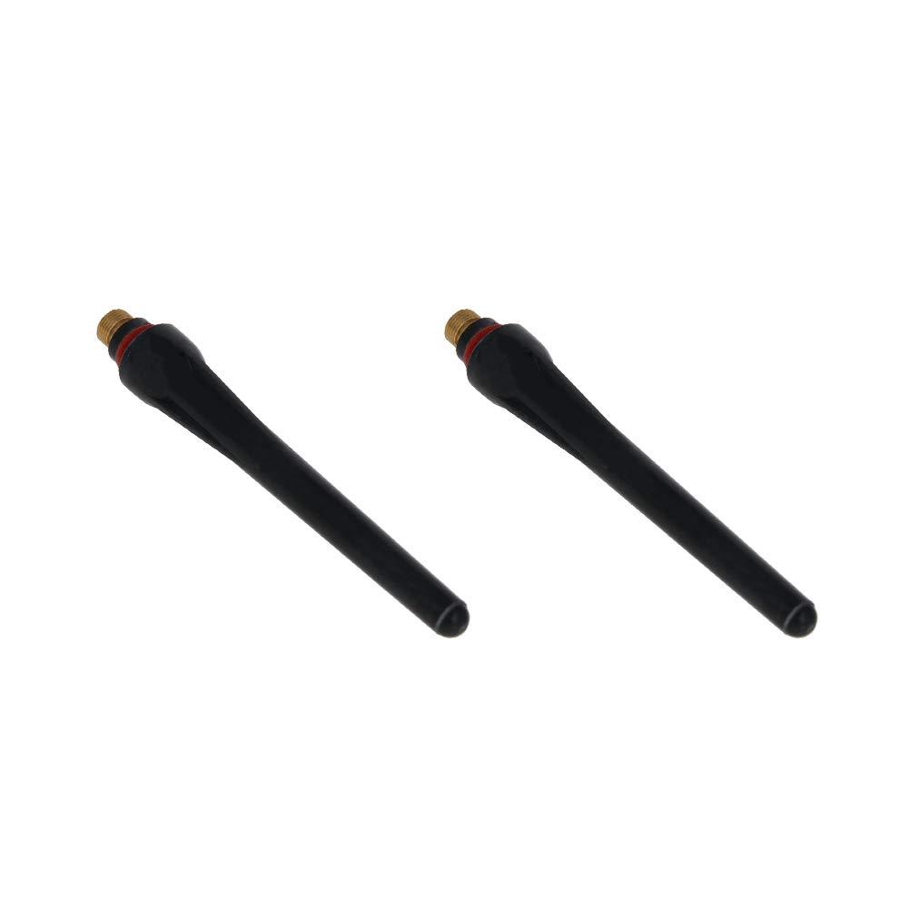  [AUSTRALIA] - Utoolmart 3/8 Inch Thread WP Long Back Cap for TIG Welding Torch WP Series Tig Consumables Welding Soldering Accessories 2pcs WP Long Cap