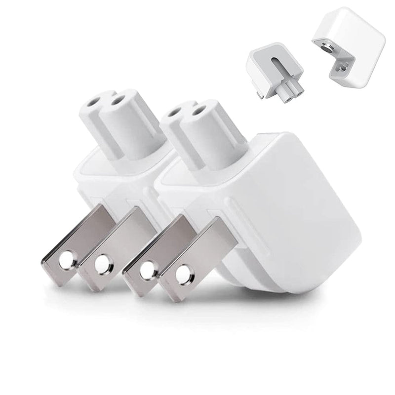  [AUSTRALIA] - Mac AC Wall Adapter Plug Duckhead US Wall Charger AC Cord US Standard Duck Head for MacBook Mac iBook/iPhone/iPod AC Power Adapter Brick (2 PCs)