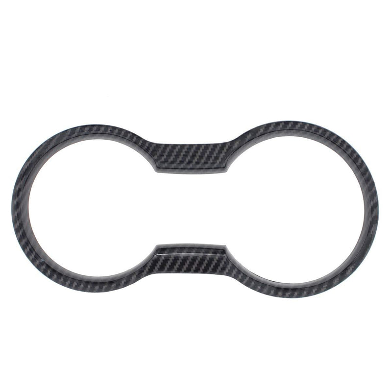  [AUSTRALIA] - NewYall Carbon Fiber Water Cup Holder Frame Trim Cover Interior Accessories