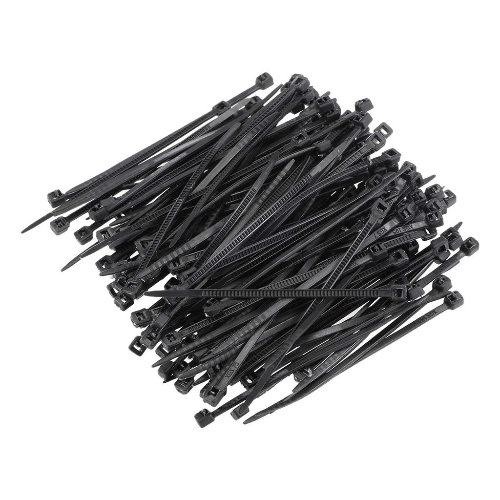  [AUSTRALIA] - uxcell Cable Zip Ties 60mmx1.8mm Self-Locking Nylon Tie Wraps Black 300pcs