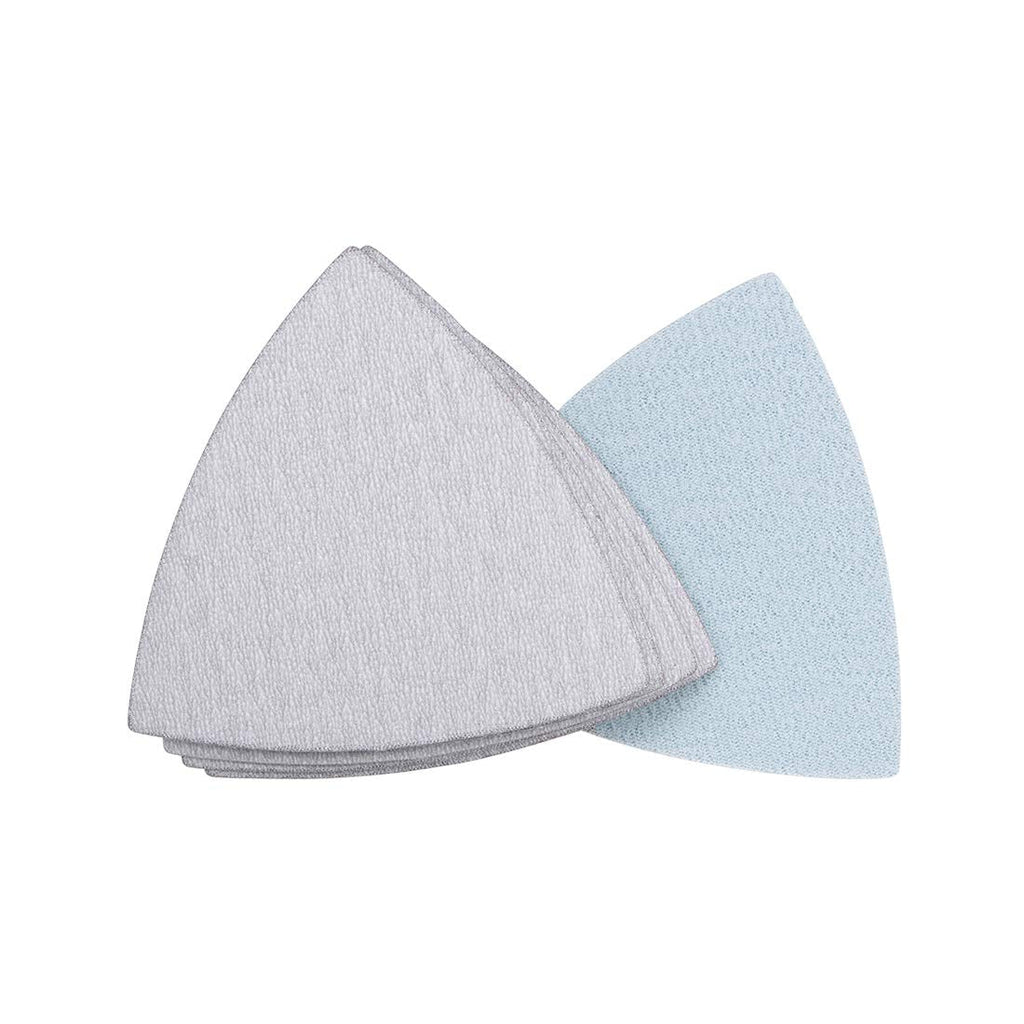  [AUSTRALIA] - uxcell Triangle Detail Sander Sandpaper Hook and Loop 3-1/2 Inch Sanding Pad White Abrasive 1000 Grit 6 Pcs