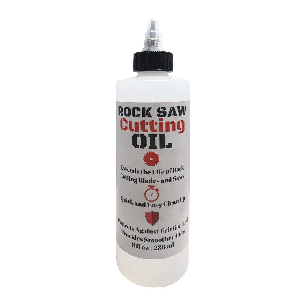 Rock Saw Cutting Oil - 8 oz - Odorless & Clear Lapidary Saw Coolant with Anti-Rust and Anti-Corrosion Inhibitors - LeoForward Australia
