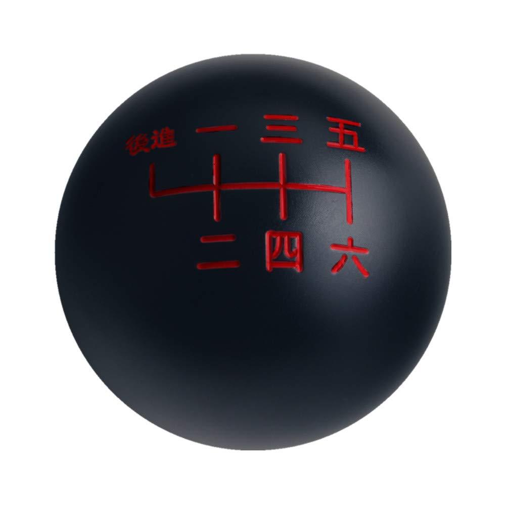  [AUSTRALIA] - DEWHEL Sphere 6 Speed Japanese Manual Shift Knob 200 Grams Weighted Reverse Left-Up M12X1.25 M10X1.5 M10X1.25 M8X1.25 Black