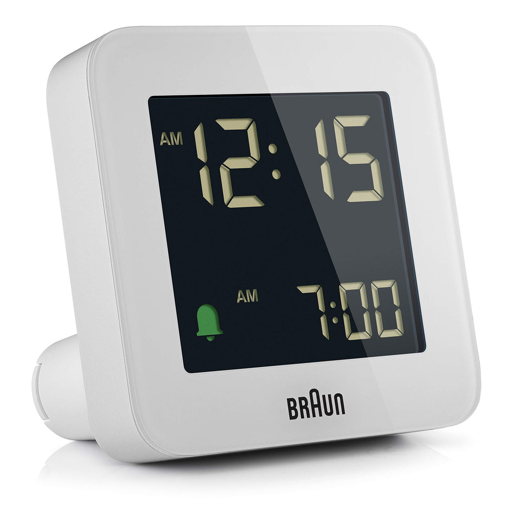  [AUSTRALIA] - Braun BC09 Digital Travel Clock - White