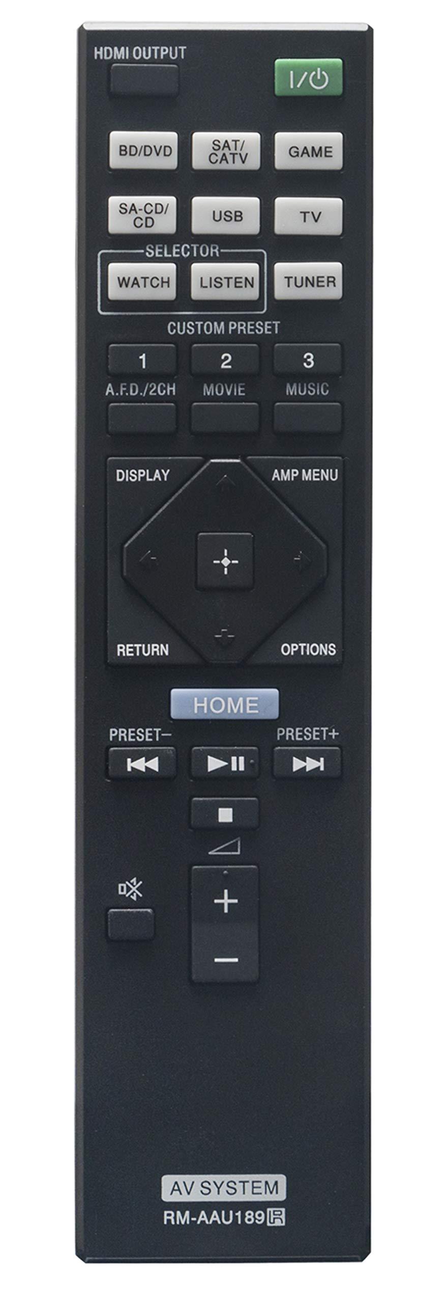 RM-AAU189 Replaced Remote fit for Sony AV Receiver 1-492-706-11 149270611 STR-DN1050 STR-DN850 STRDN1050 STRDN850 - LeoForward Australia