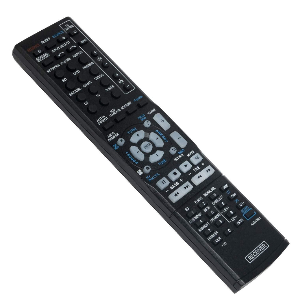 AXD7661 Replace Remote Control fit for Pioneer AV Receiver VSX-822 VSX-1022 VSX-822-K VSX-1022-K VSX822 VSX1022 VSX822K VSX1022K - LeoForward Australia