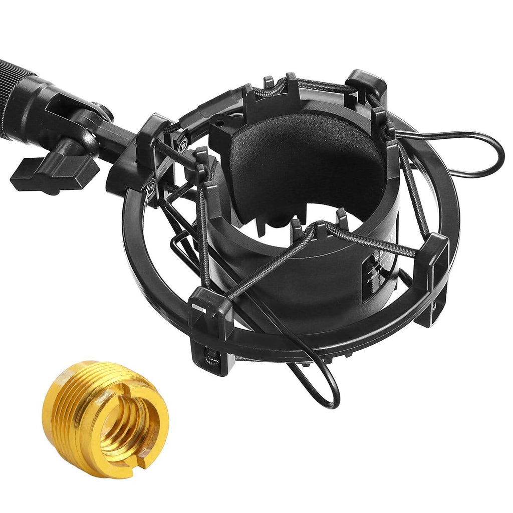  [AUSTRALIA] - AT2020 Shock Mount - Microphone Mounts Reduces Vibration Noise and Shockmount Improve Recording Quality for Audio Technica AT2020 AT2020USB+ AT2035 ATR2500 Condenser Mic by YOUSHARES