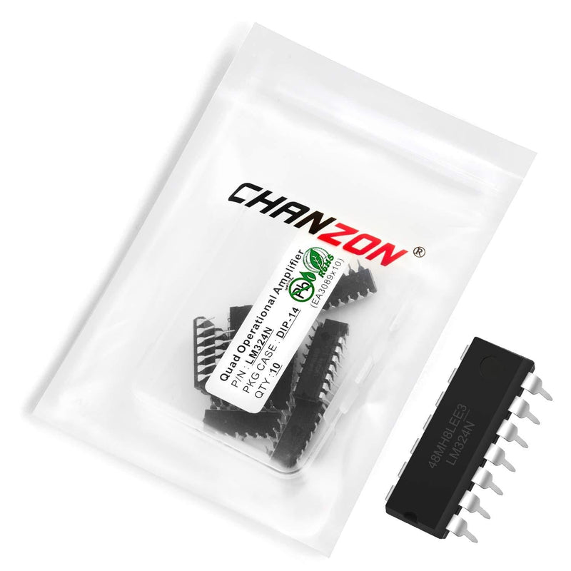 Chanzon 10pcs LM324N DIP-14 Adjustable Voltage Regulator Transistor 100nA - LeoForward Australia