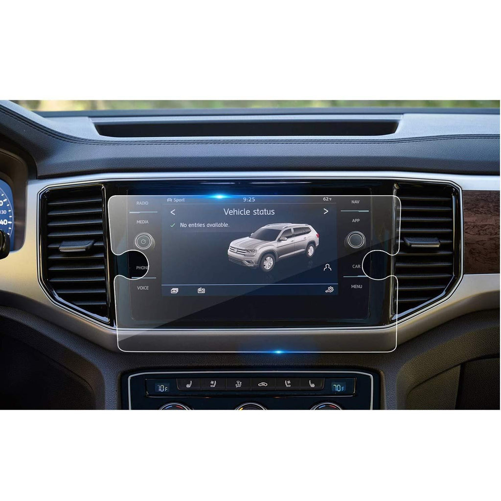Screen Protector Compatible with Volkswagen Atlas,SATIS,2018-2021,9H Hardness,Anti Scratch,High Definition,Premium Tempered Glass - LeoForward Australia