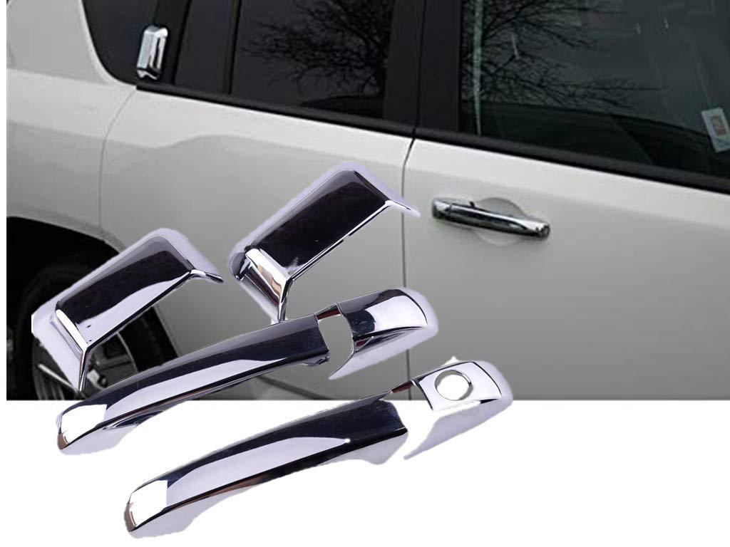 eLoveQ Chrome Door Handle Cover Covers Compatible with 2007-2016 Jeep Compass - LeoForward Australia