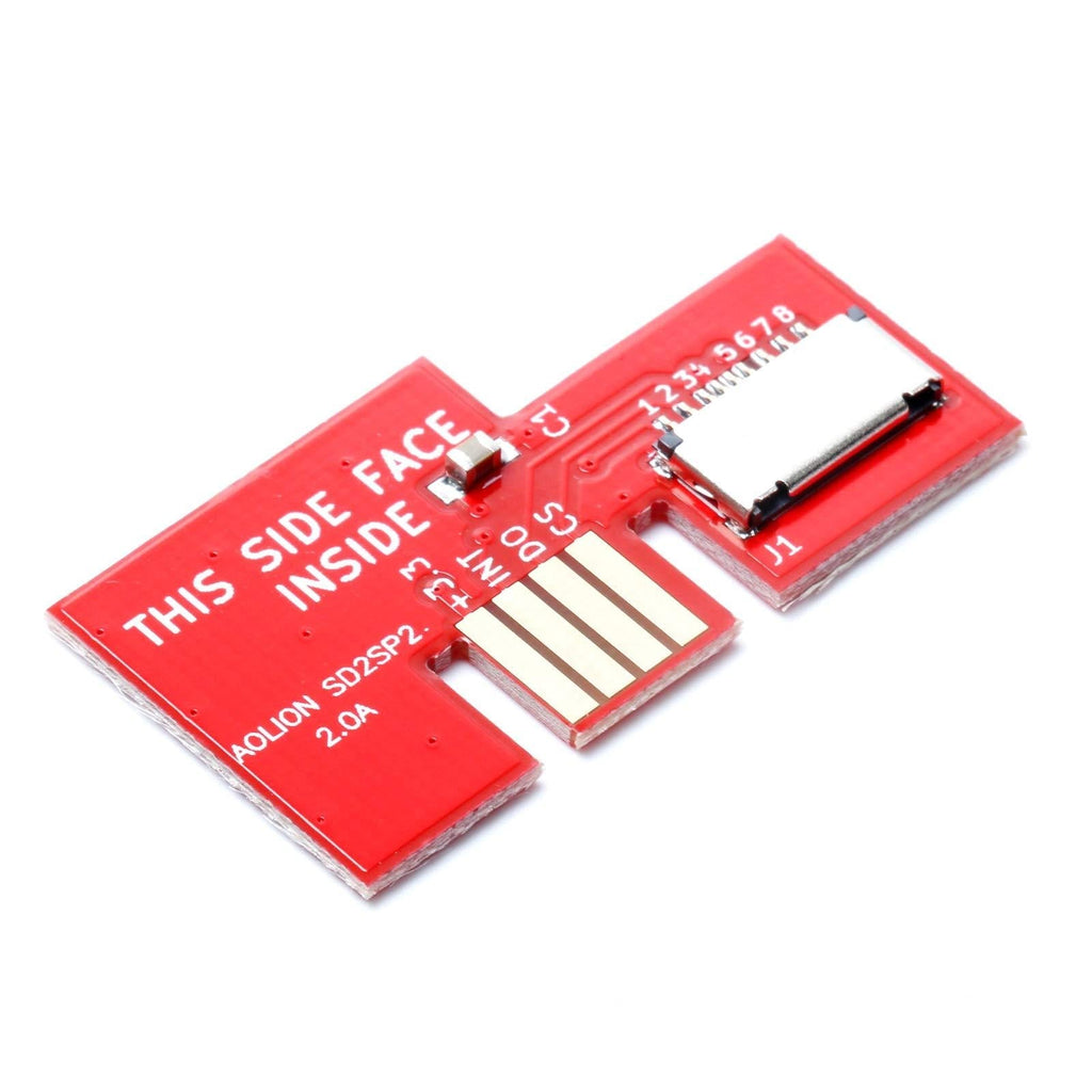  [AUSTRALIA] - LICHIFIT Professional Micro SD Card Adapter TF Card Reader for Game Cube SD2SP2 SDLoad SDL Adapter Red
