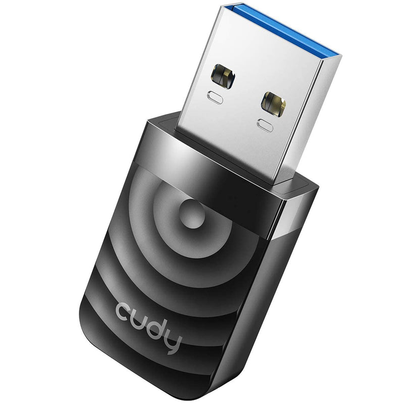  [AUSTRALIA] - Cudy AC1300 WiFi USB 3.0 Adapter for PC, USB WiFi Dongle, 5Ghz /2.4Ghz, WiFi USB 3.0, Wireless Adapter for Desktop/Laptop, Compatible with Windows 7/8/8.1/10/11, mac OS, Linux, WU1300S