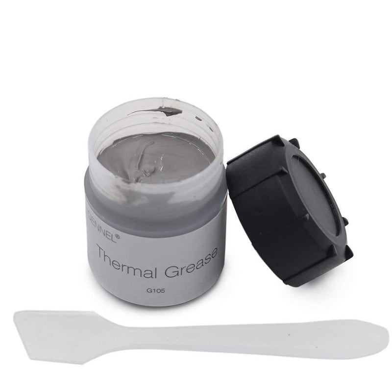 GENNEL 20 Grams Grey Thermal Compound Grease, Heatsink Paste, Thermal Paste for CPU GPU Processor Chipset IC Ovens Cooler Cooling - LeoForward Australia
