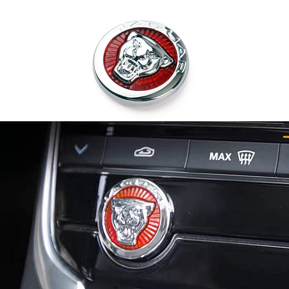  [AUSTRALIA] - MAXDOOL Car Engine Start Stop Button Cover Switch Knob Head Decorative Sequin Cap Cover Decal Trim fit for Jaguar XFL XJL XE F-PACE