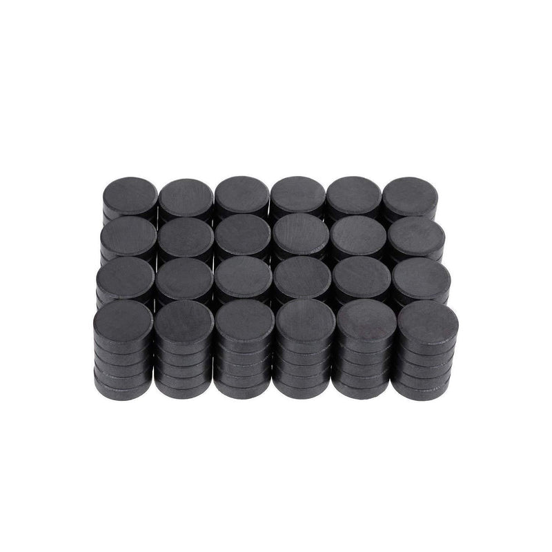 Ceramic Magnets - Round Disc Ferrite Magnets for Science Projects, House, Crafts. 0.75" Round, 30 Pcs - LeoForward Australia