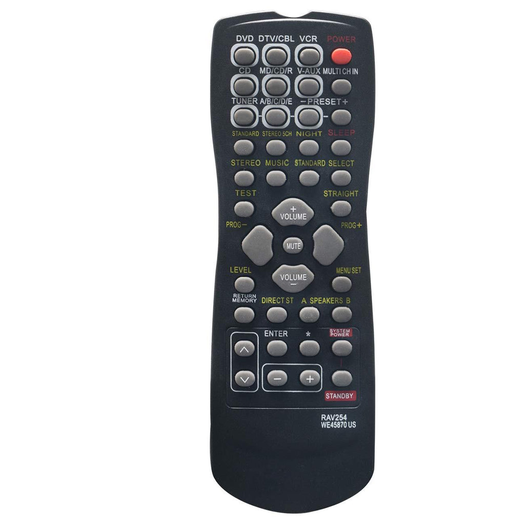 RAV254 Replace Remote Control fit for Yamaha AV Receiver RX-V350 RX-V359 RX-V373 RX-V390 RX-459 RX-V496 HTR-5240 HTR-5250 HTR-5630 - LeoForward Australia