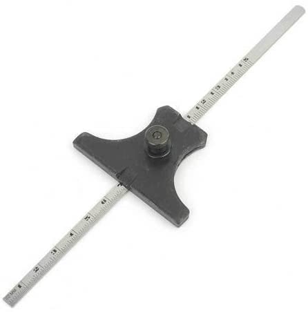  [AUSTRALIA] - AnNafi® Stainless Steel Ruler Engineer's Depth Gauge Metric & Imperial 6" Ruler (150 mm)