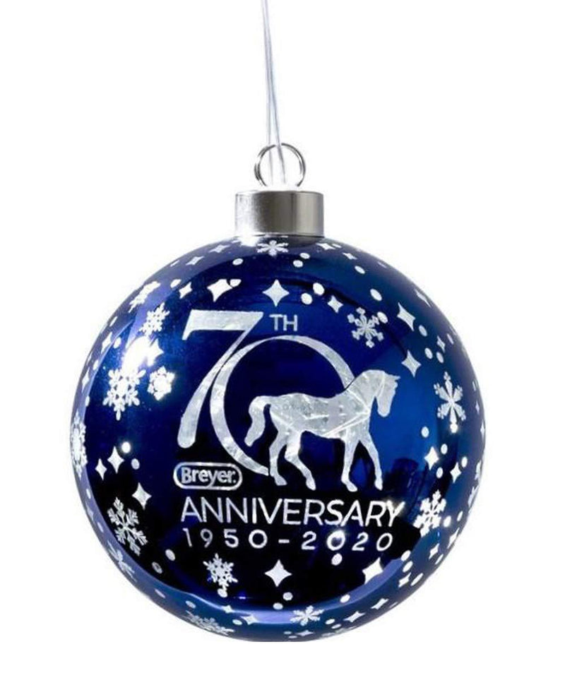  [AUSTRALIA] - Breyer Horses 2020 Holiday Collection | 70th Anniversary Glass Ball Ornament | Model #700682