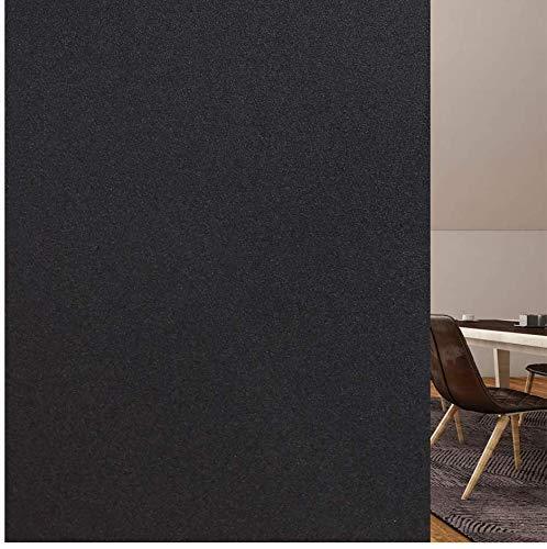  [AUSTRALIA] - rabbitgoo Total Blackout Window Film, Privacy Frosted Sticker with Grid Lines Backing, Room Darkening Tint Removable Opaque UV Protection Glass Cover, Non-Adhesives Static Cling, 17.5 x 78.7 inches 17.5" x 78.7" (44.5 x 200 cm)
