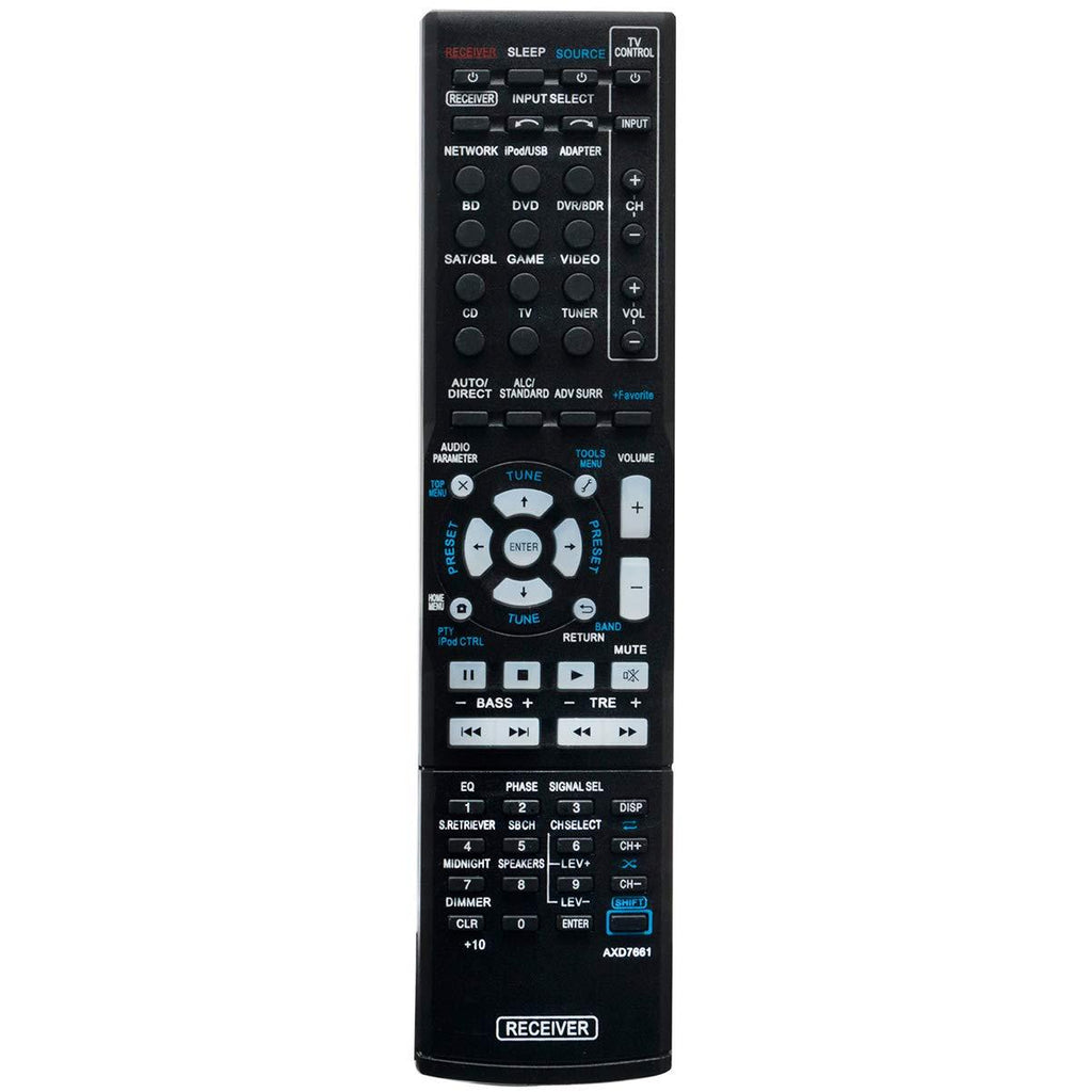 AXD7661 Replace Remote Control Applicable for Pioneer AV Receiver VSX-822-K VSX-1022-K VSX822K VSX1022K Audio Vedio Receiver axd7661 - LeoForward Australia